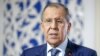 Russian Foreign Minister Sergei Lavrov on his visit to Dushanbe on February 5. 