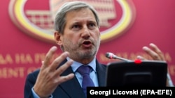 European Enlargement Commissioner Johannes Hahn