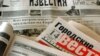 The 9 February issue of "gorodskiye vesti" featured the cartoon