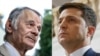 UKRAINE – Mustafa Dzhemilev (L) and Vladimir Zelensky, 15Apr2019