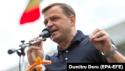 Andrei Nastase, the leader of the Moldovan Dignity and Truth Platform whose election as mayor of Chisinau was voided by the courts