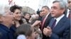 Встреча президента Армении Сержа Саргсяна с избирателями в ереванской общине Малатия-Себастия, 12 апреля 2012 г.